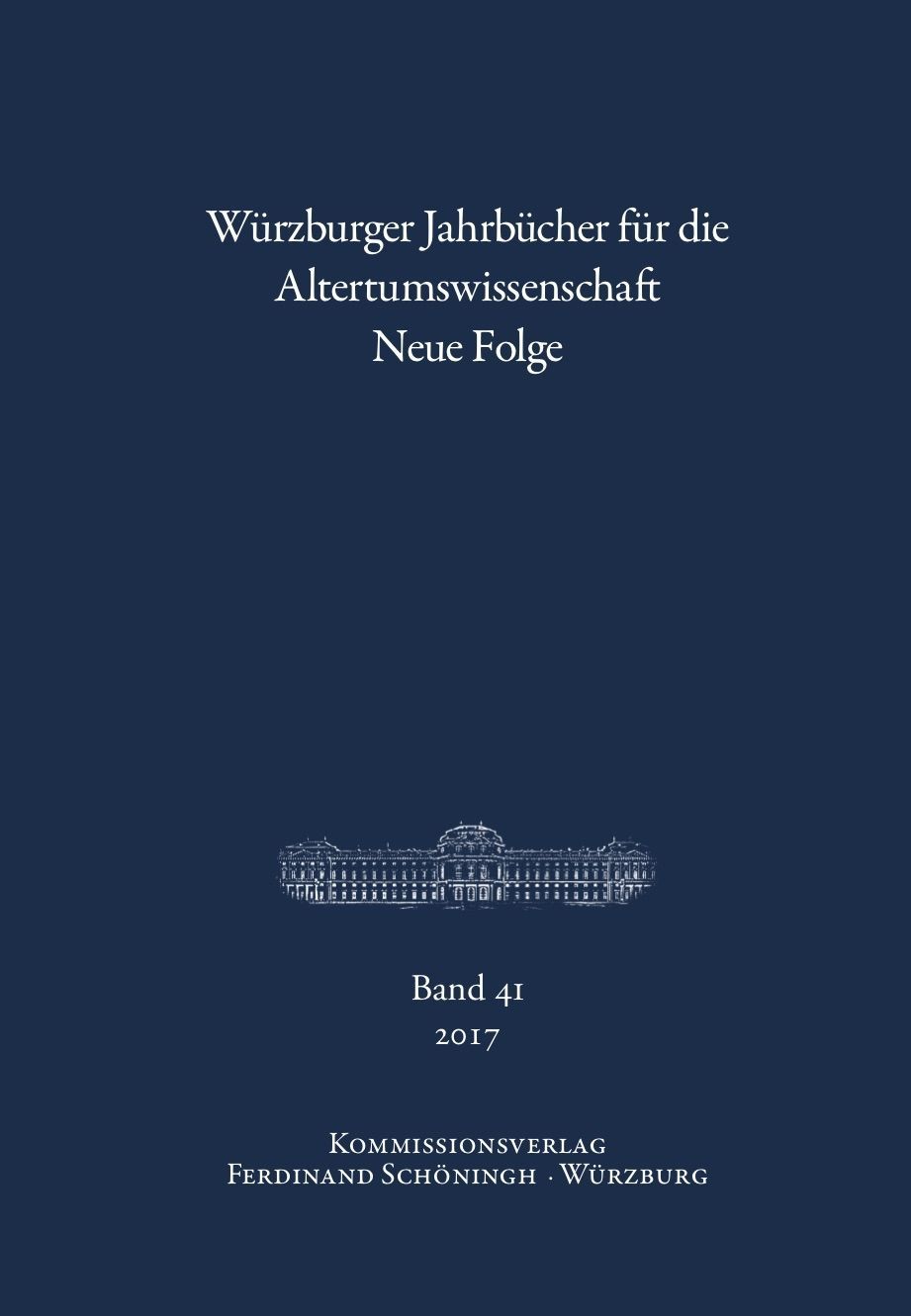 Würzburger Jahrbücher für die Altertumswissenschaft